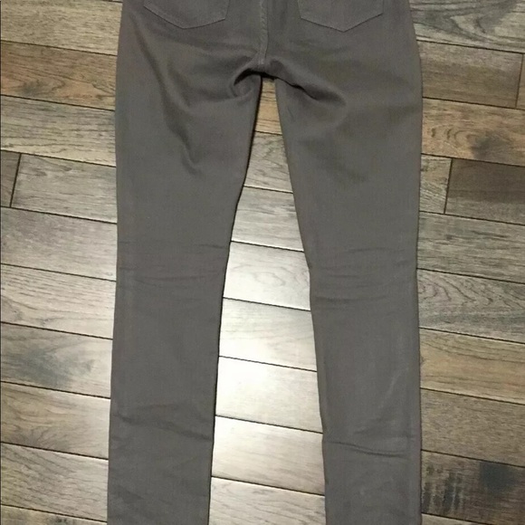 Kate Spade Saturday Coated Gray Skinny Leg Jeans - Picture 5 of 6